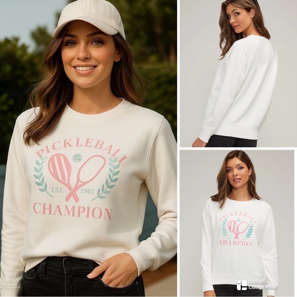 Wildfox pickleball sweatshirt